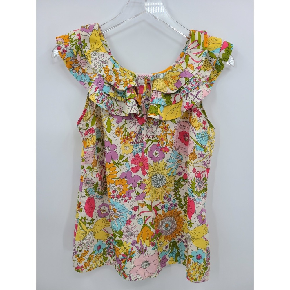 Liberty of London Cottagecore Floral Top Medium Garden Party Whimsy for Target